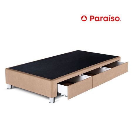 Box Tarima Cajones 1.5 Plazas Champagne