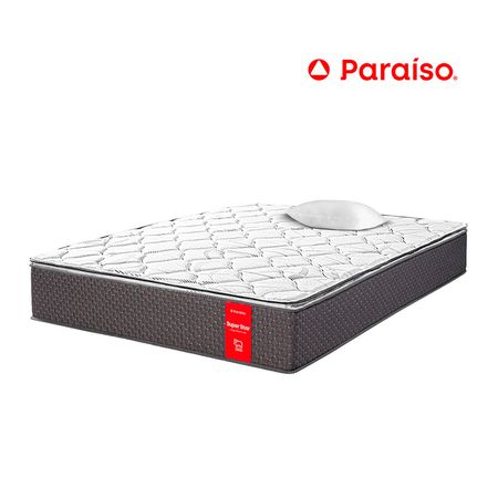 Colchón Paraíso Super Star 1.5 Plazas + 1 almohada + protector