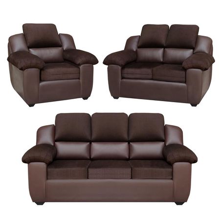 Juego de Sala Montiano 3-2-1 Marrón