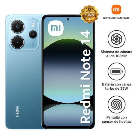 Celular Redmi Note 14 8GB RAM 256GB ROM Azul Océano