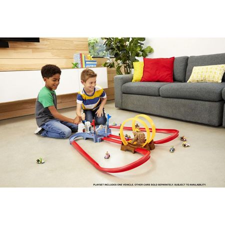 Pista Hot Wheels Mario Kart Castillo De Bowser