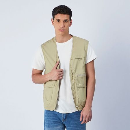 Chaleco Hombre Fishman Hypnotic BEIGE XL