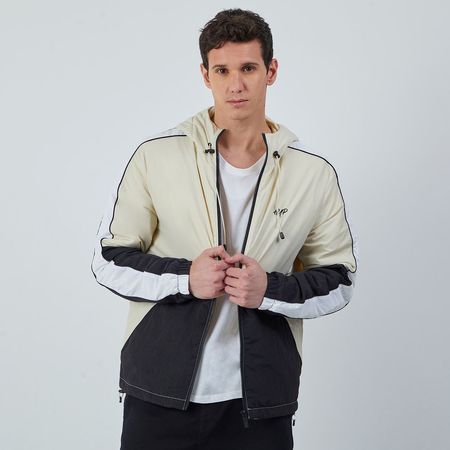 Casaca Hombre New Color Block Hypnotic  BEIGE S