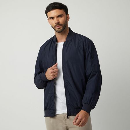 Casaca Hombre Cortaviento Malabar AZUL S