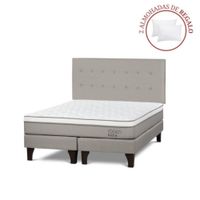 Dormitorio Europeo Path King + 2 Almohadas + Respaldo West