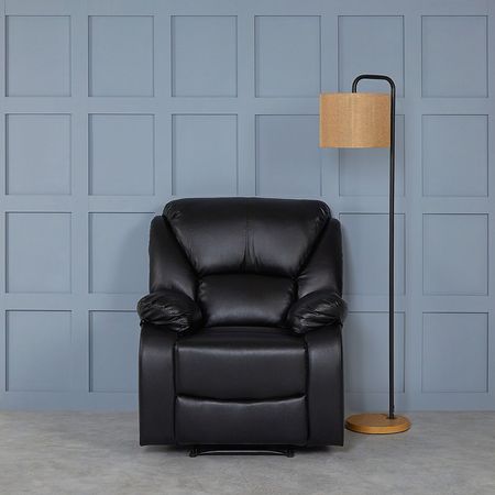 Sillón Reclinable Davis 1 Cuerpo Negro