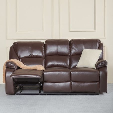 Sillón Reclinable Davis 3 Cuerpos Marrón