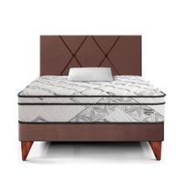 Dormitorio Europeo Pocket Advance 1.5 Plazas Con Cabecera Loft