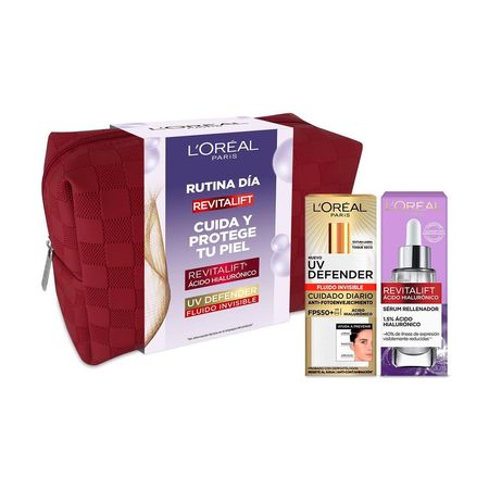 Pack L'Oréal Paris Tratamiento Sérum Ácido Hialurónico + Uv Fluid