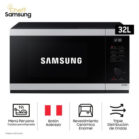 Microondas Cheff Samsung 32L MS32DG4504ATPE
