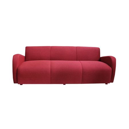 Sofa Daniela Alpha 3 Cuerpos Rojo