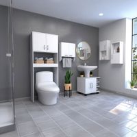 Botiquin Bath 28 + Optimizadores Lavamanos 55 + Baño 63-A + Auxiliar X2 - Blanco