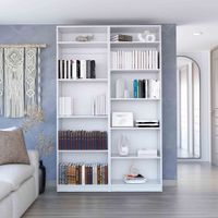 Combo Home 2 Estantes + Complemento - Blanco