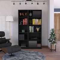 Combo Home 2 Estantes 5 Repisas - Wengue