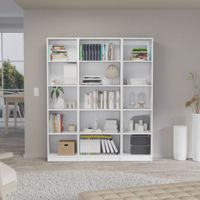 Combo Home 2 Estantes 45cm + Estante 62cm - Blanco