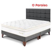 Dormitorio Europeo Royal Cloud King con Cabecera Blocks