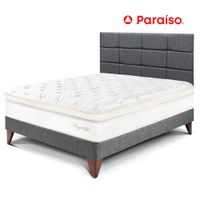 Dormitorio Europeo Royal Cloud 2 Plazas con Cabecera Blocks