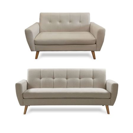 Juego de Sala Julieta 2-3 Cuerpos Beige