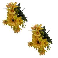 Pack de 2 Bouquets Margarita Y Lirio BG307034-AM FLORIPASTORE