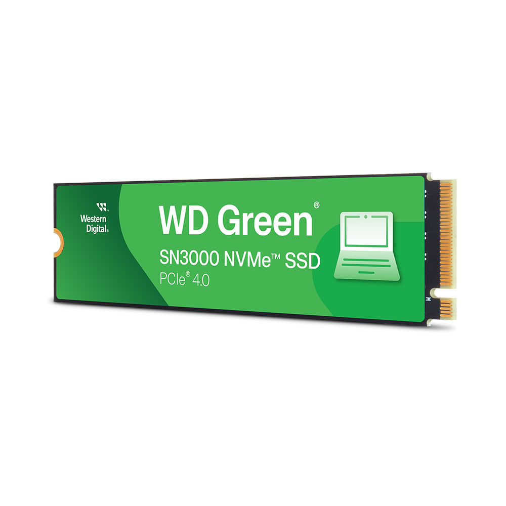 SSD WD Green SN3000 500GB NVMe Rápido y Eficiente para Mejorar el Rendimiento de tu PC
