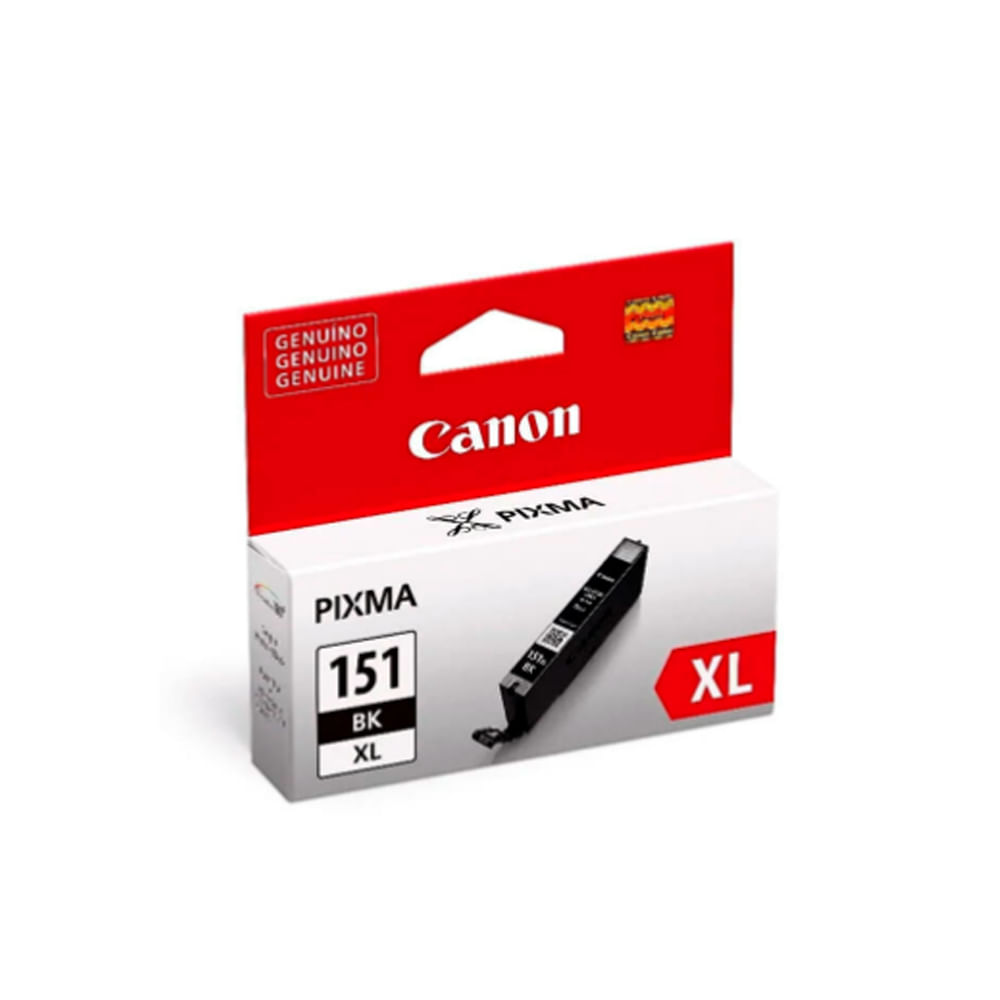 Tinta Canon CLI-151XL Negra para Impresoras MG-6210, MG-5410, IP-7210 - Alta Capacidad y Calidad