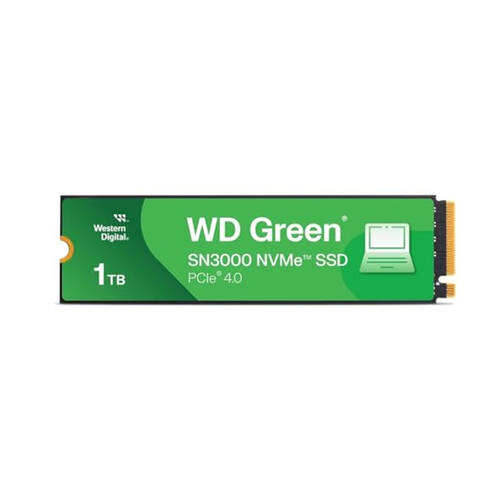SSD WD Green SN3000 1TB NVMe - Almacenamiento Rápido y Eficiente para tu PC