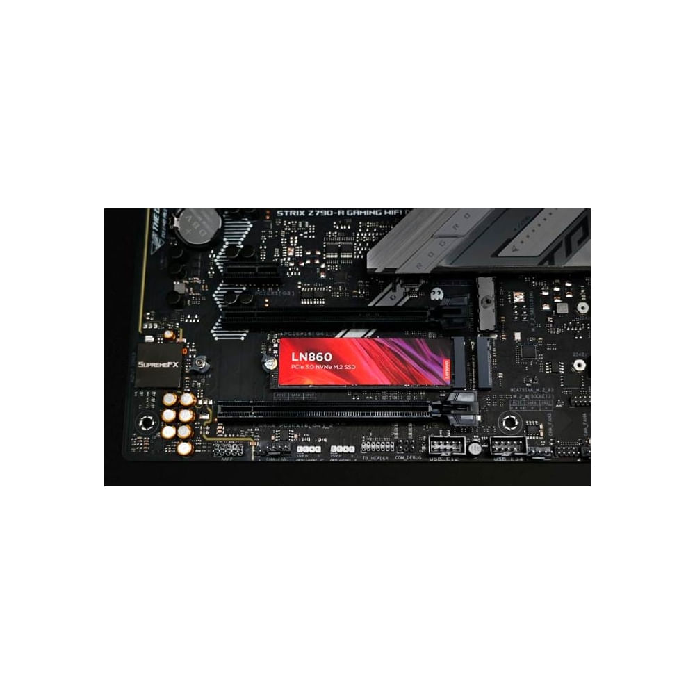 Lenovo LN860 SSD 512GB M.2 2280 - Alta velocidad PCIe Gen 3 x4 NVMe 1.4 para máximo rendimiento