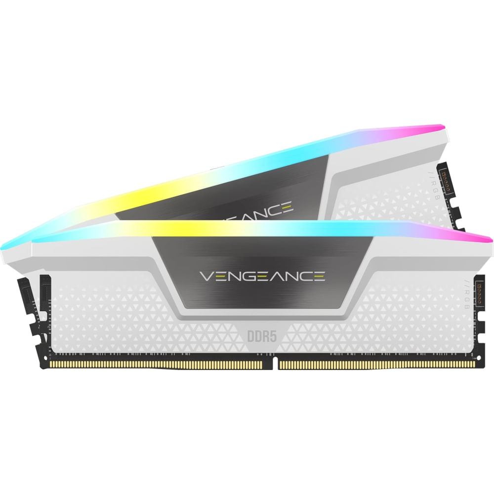 Kit de memoria RAM Corsair Vengeance RGB 32GB (2x16GB) DDR5-5600MHz Blanco CL40