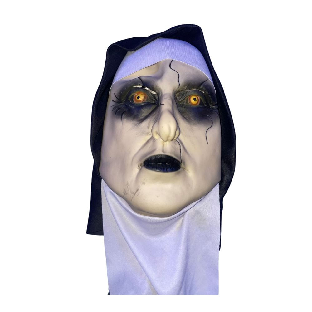 Máscara de Látex La Monja Cosplay Halloween
