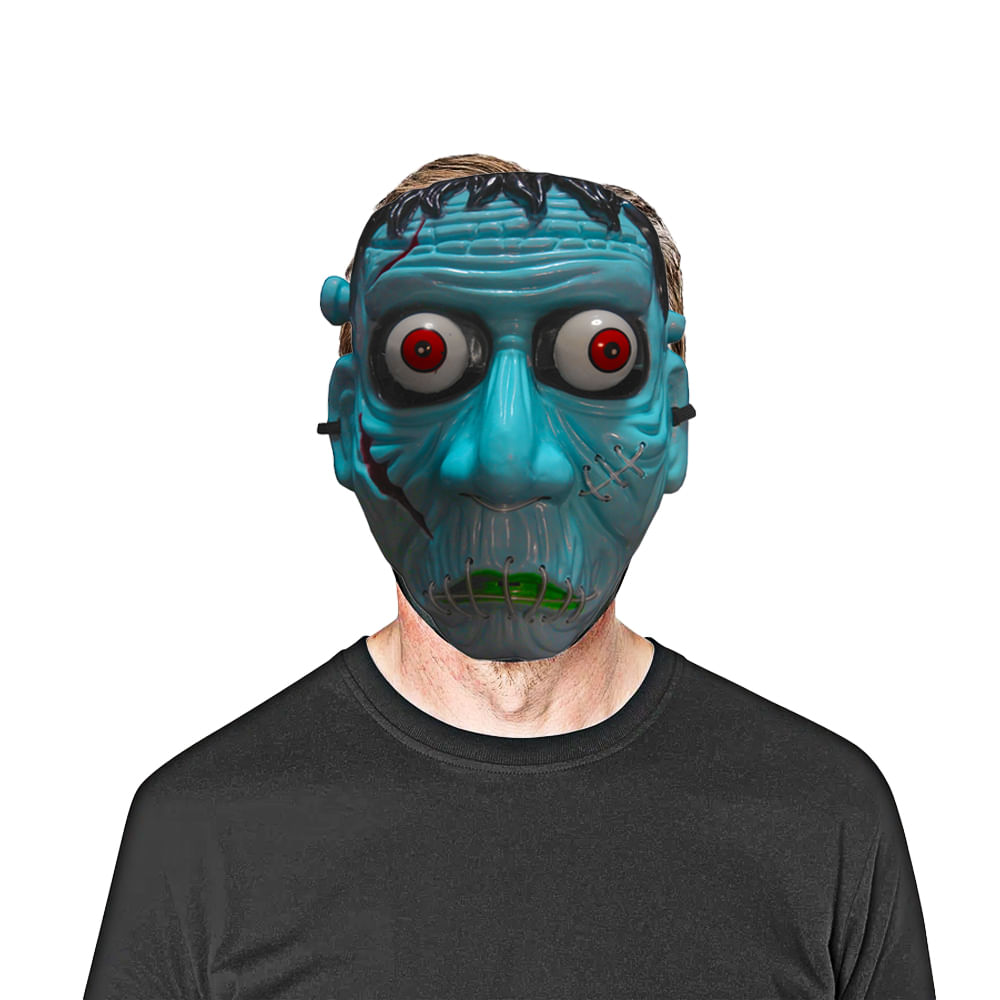 Máscara Frankestein Led Halloween Fiesta
