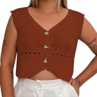Sueter Mujer Hilo Tacto 352G-15 Color Ladrillo