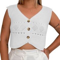 Sueter Mujer Hilo Tacto 352G-15 Color Blanco