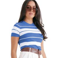 Polo Mujer Hilo New Ecoshoping 359G-17 Color Acero