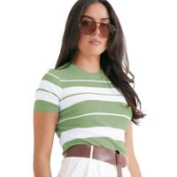 Polo Mujer Hilo New Ecoshoping 359G-17 Color Olivo
