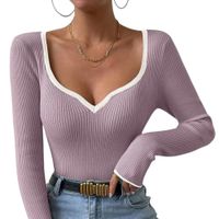 Polo Mujer Cuello Corazon Manga 373G Meg-22 Color Rosado
