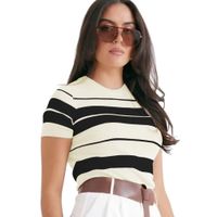 Polo Mujer Hilo New Ecoshoping 359G-17 Color Crudo