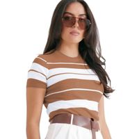 Polo Mujer Hilo New Ecoshoping 359G-17 Color Beige