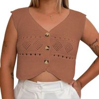 Sueter Mujer Hilo Tacto 352G-15 Color Beige
