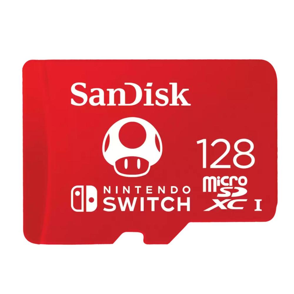 Tarjeta memoria microSDXC SanDisk - 128GB para Nintendo Switch