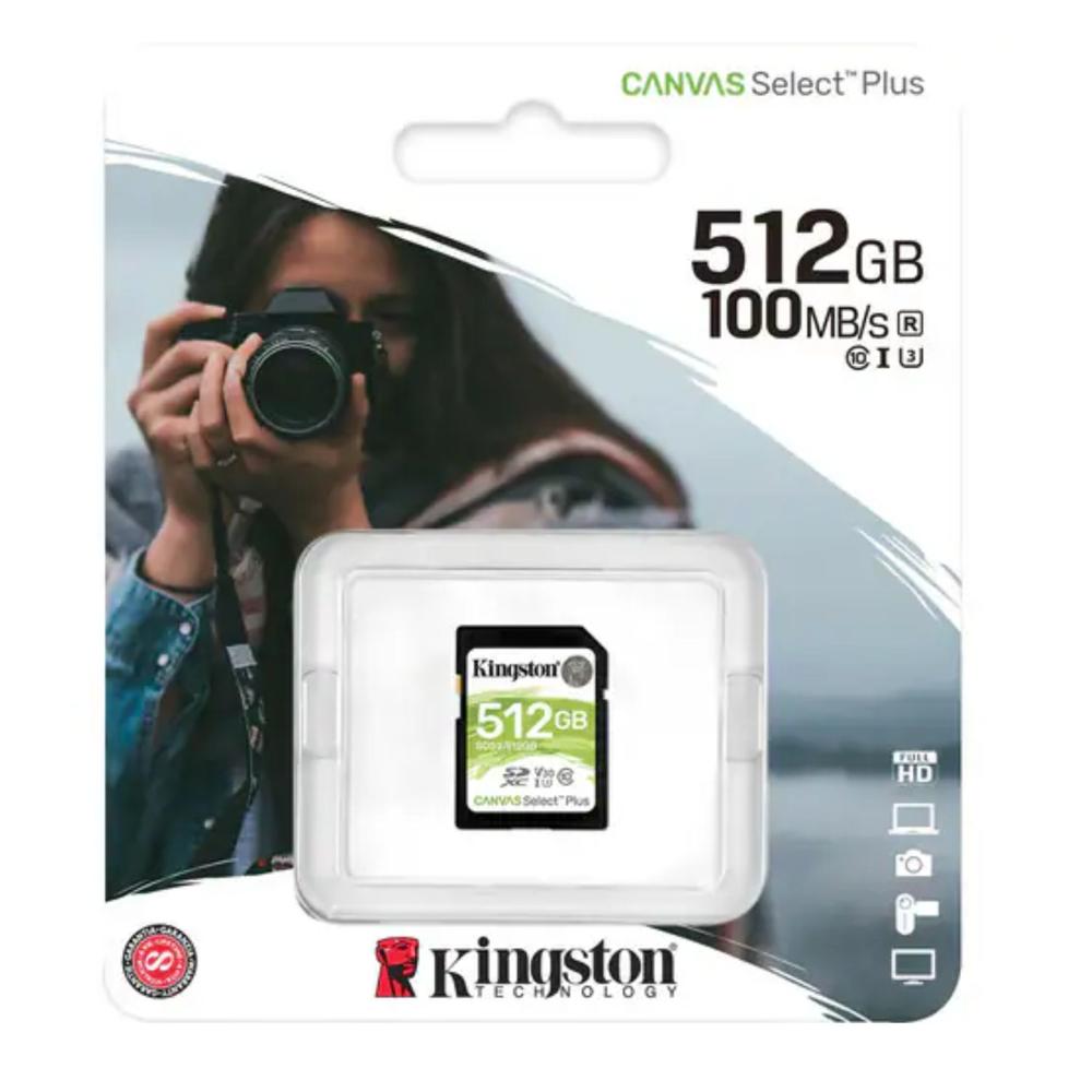 Tarjeta memoria SDXC Kingston Canvas Select Plus SDS2 - 512GB