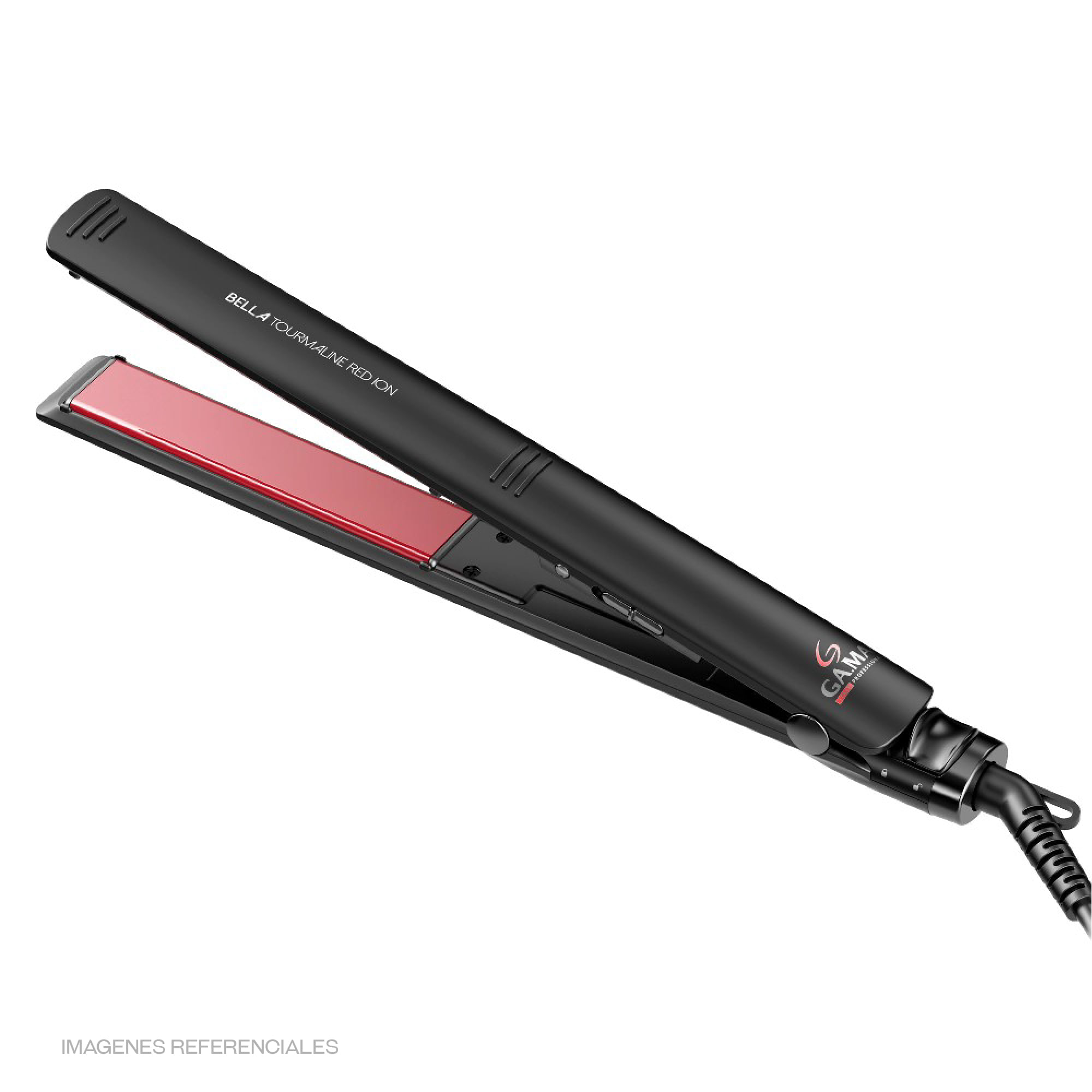 Alisadora de Cabello GAMA Elegance Bella Tourmaline 220 Negro