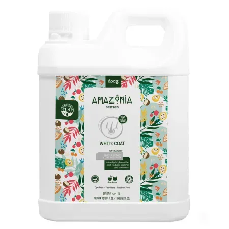 Shampoo para Mascotas de Pelaje Blanco Amazonia Senses 5L