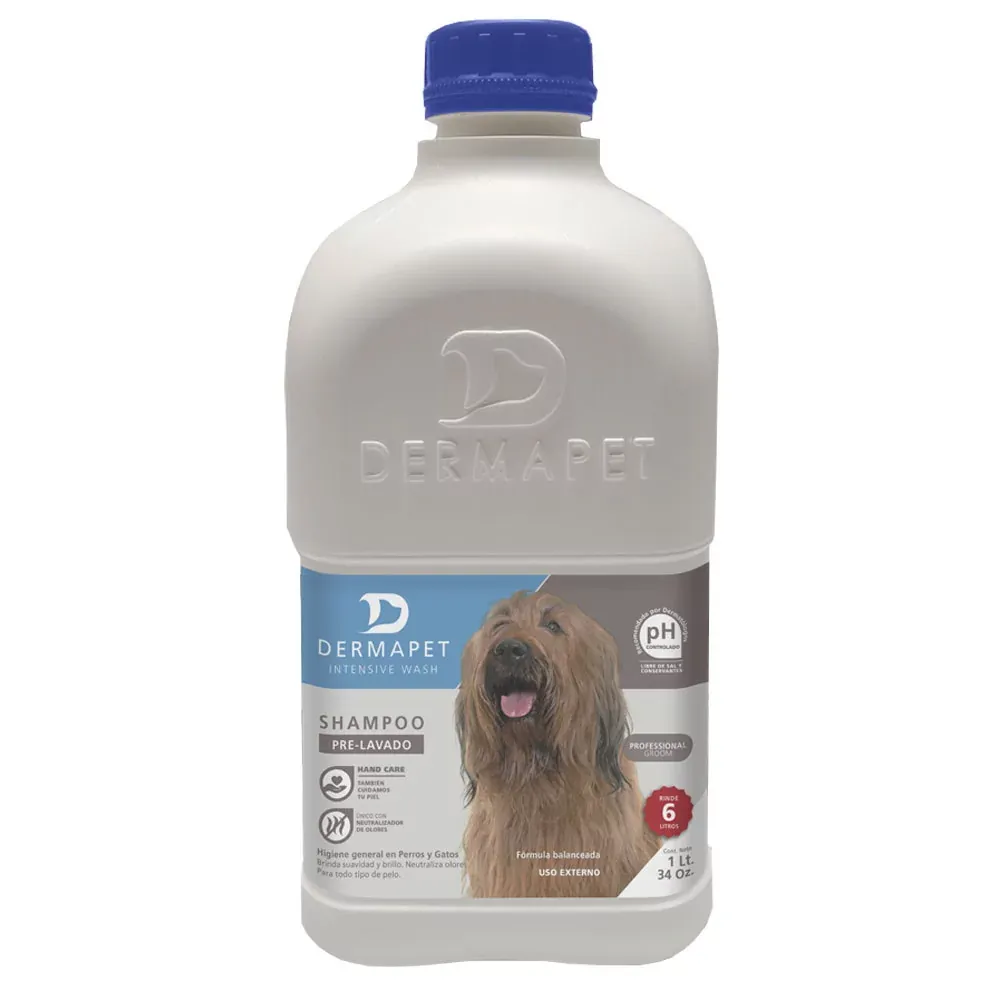 Shampoo para Perros y Gatos Dermapet Intensive Wash 1L | plazaVea ...