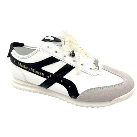 Zapatillas Mujer Casual Mickey Mouse Blanco Talla 38