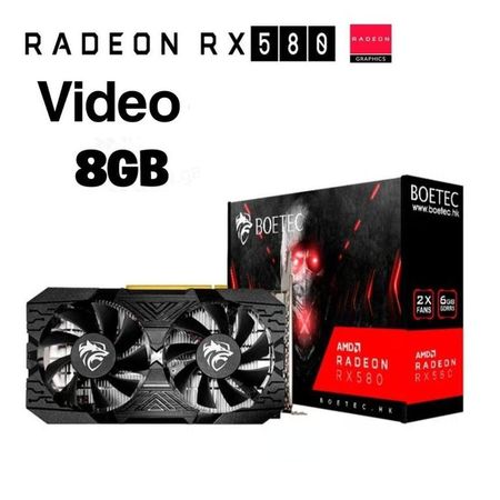 Tarjeta de video Radeon RX 580 8GB GDDR5 BOETEC NUEVO