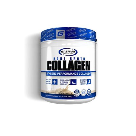 Caldo de huesos colageno GASPARI NUTRITION 480 GRAMOS NATURAL VAINILLA