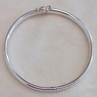 PULSERA DE PLATA M PUÑERA PLANA 60MM