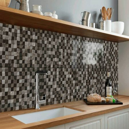 Pared Mozaik Black Brillo 29.9x60.1cm 2.00m2 Cerabol