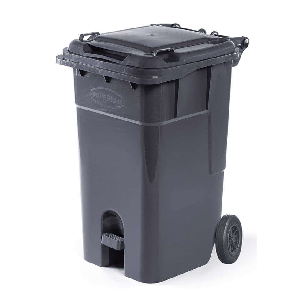 Super tacho con pedal y ruedas N° 120 Plomo Polinplast