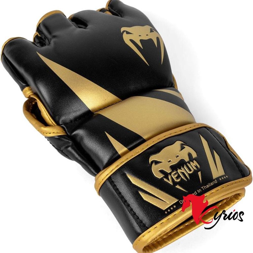 GUANTES DE MMA VENUM IMPORTADO TALLA L DORADONEGRO L Negro